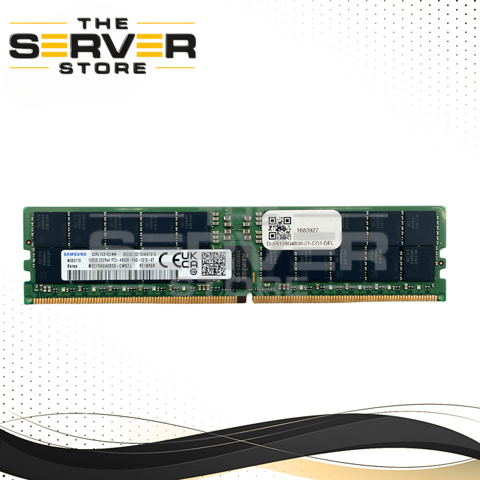 Samsung 128GB 2S2Rx4 DDR5-4800B PC5-38400 ECC Registered Memory M321RAGA0B20-CWKZJ