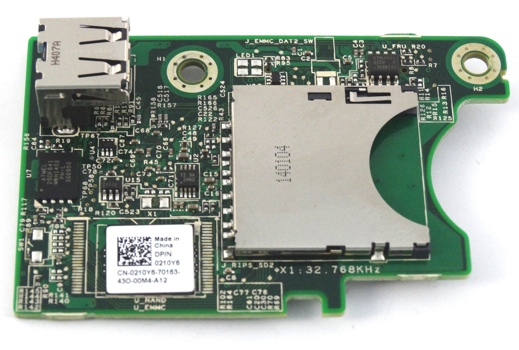 Dell Internal Dual Sd Media Card Reader For PowerEdge M520 M620 Blade Server (0210Y6)