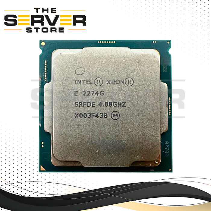 Intel Xeon E-2274G 4GHz Quad Core 8MB 83W FCLGA1151 CPU CM8068404174407 SRFDE