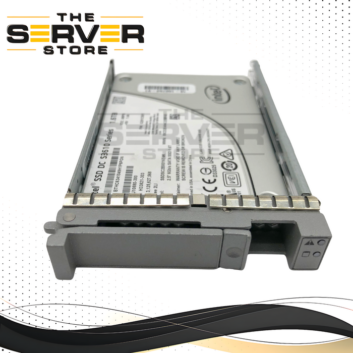 Cisco Intel DC S3610 1.6TB SATA 6Gb/s 2.5-inch SFF Mixed-Use Enterprise Solid State Drive (SSD) in Caddy. P/N: 16-100753-01.