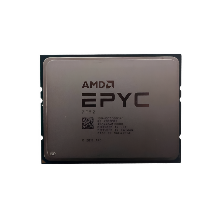 AMD EPYC 7002 Series Base Clock 3.5GHz 16-Core Socket SP3 (AMD EPYC 7F52)