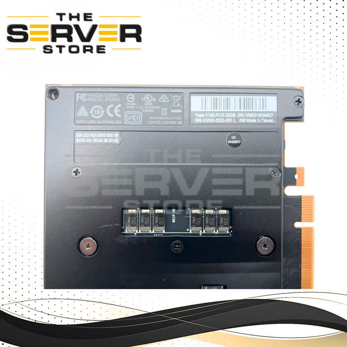 Nvidia Tesla V100 Volta 32GB HBM2 PCIe 3.0 GPU Graphics Card 699-2G500-0202-400