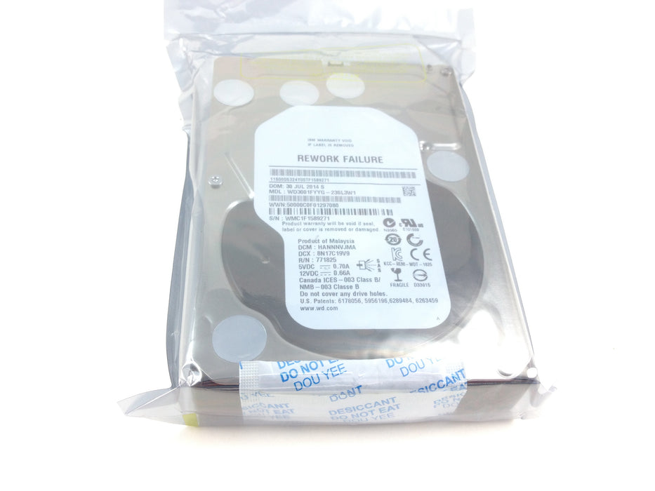 IBM 3TB 7.2K 6GBPS SAS 3.5'' HARD DRIVE (WD3001FYYG-23SL3W1)