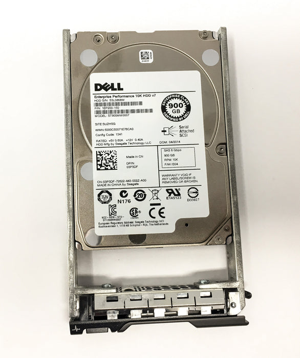 DELL 900GB 10K 6GBPS SAS 2.5'' HARD DRIVE (03P3DF)