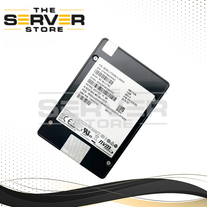 EMC Samsung PM1723b 7.68TB NVMe x4 SED U.2 2.5" SSD MZWLL7T6HMLA-000C9 MZ-WLL7T6C 118000742
