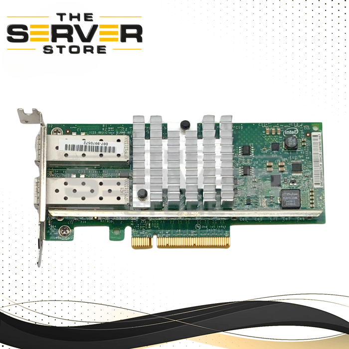 Intel Ethernet Server Adapter X520-SR2 10Gb Dual Port SFP+ PCI-e Network Card. P/N: E10G42BFSRBLK.