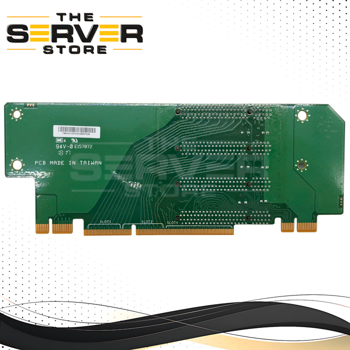 Supermicro 2U Left Hand Side (LHS) Riser Card with 4x PCIe 3.0 x8 Slots. P/N: RSC-R2UW-4E8.