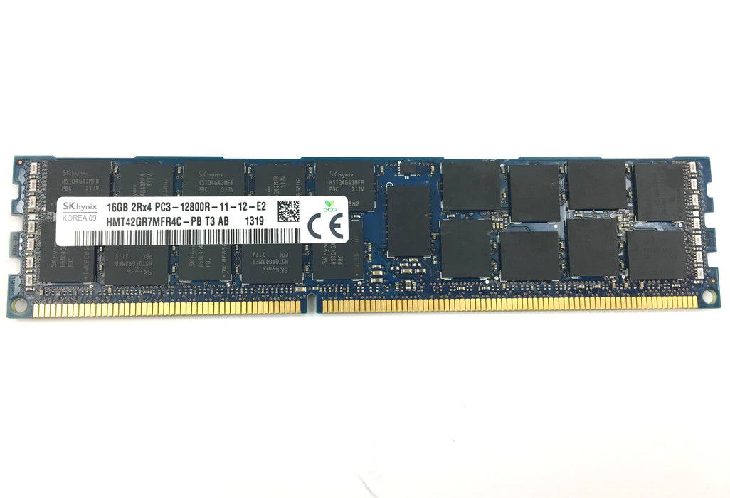 SKhynix 16GB 2RX4 PC3-12800R DDR3 ECC Registered Memory (HMT42GR7MFR4C-PB)