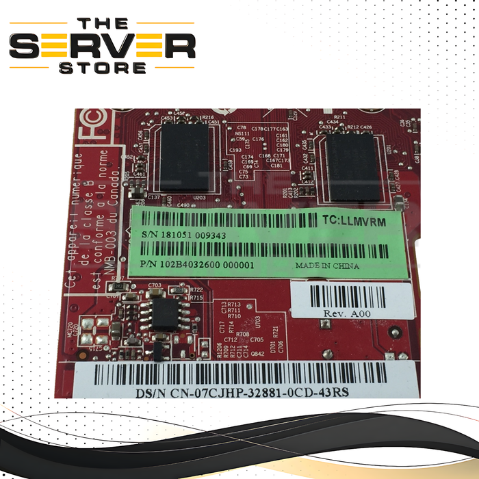 Dell ATI Firemv 2260 256MB Dual Port PCI-E Graphics Card 109-B40341-00 B403 07CJHP 7CJHP