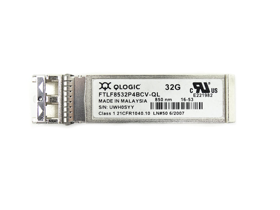 QLogic 32GB FC SW 850NM GBIC SFP+ Transceiver (FTLF8532P4BCV-QL)