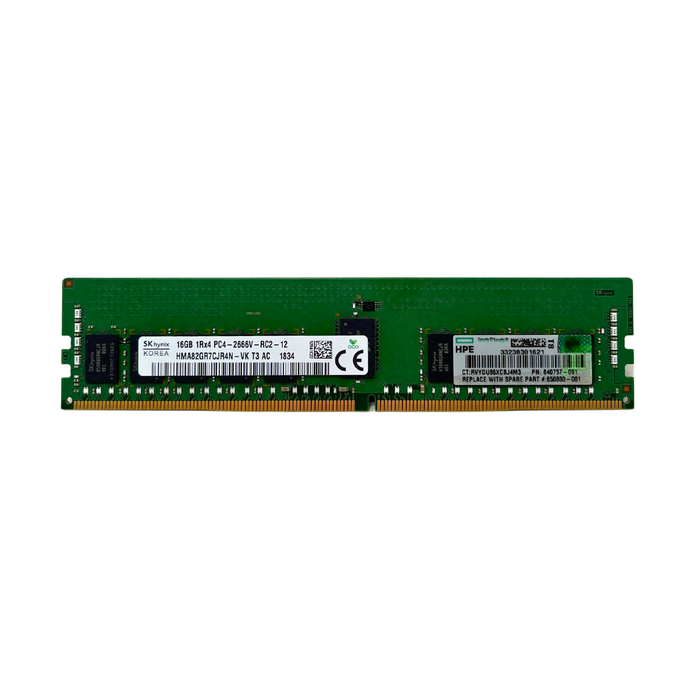 Micron 16GB 2RX8 PC4-21300 DDR4-2666MHz Non-ECC Unbuffered Memory (L26456-001)