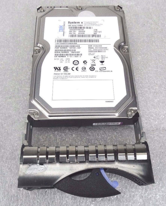 IBM 1TB 7.2K RPM SAS 3.5'' HDD Hard Drive (ST31000640SS-IBM)