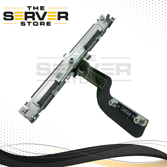 Dell PowerEdge FC630 2-Bay 2.5" SFF SAS Hard Drive Backplane with Ribbon Cable. P/N: 0VG76D, VG76D.