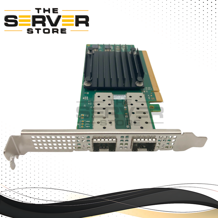 HPE Mellanox MCX512F-ACHT Ethernet 10/25Gb 2-Port SFP28 Adapter with High Profile Bracket. P/N: P16004-001.