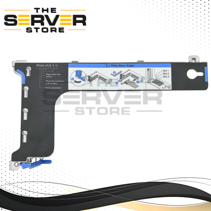Lenovo ThinkSystem SR550 / SR650 2x PCIe3 x16 2U Riser 2 Card, With Metal Cage. P/N: 1GV295.