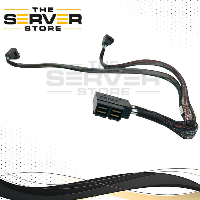 Dell PowerEdge R440 Internal SAS/SATA RAID Controller Cable for 8-Bay Backplane (PERC H730/H740). OEM by Amphenol. P/N: V8KW4, 0V8KW4.