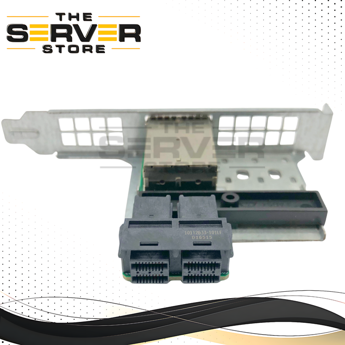 Supermicro 8-port Mini SAS HD Internal-to-External Cable Adapter, High Profile Bracket. P/N: AOM-SAS3-8I8E.