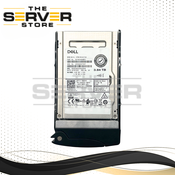 (New Open Box) Kioxia 3.84TB SAS 12G RI 2.5" SSD PM5-R KPM5XRUG3T84 For Supermicro Server
