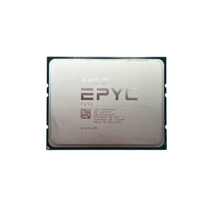 AMD EPYC 7002 Series 7452 32 Cores 2.35GHz Up to 3.35GHz SP3 Socket Processor (100-000000057)