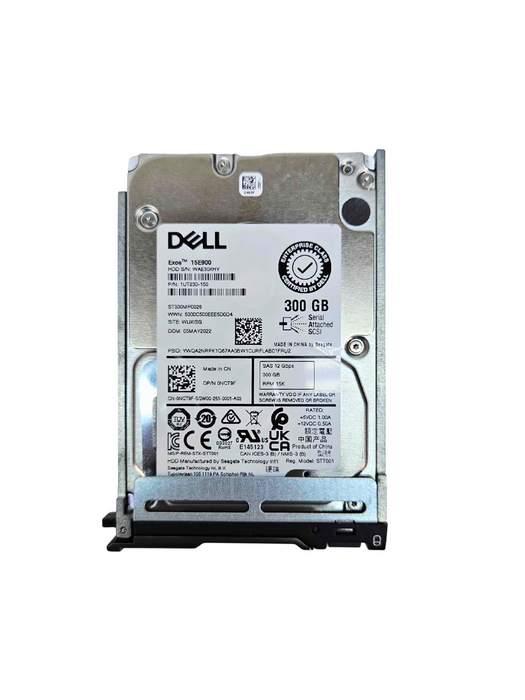 Dell 300GB 12Gbps 15K SAS 2.5'' Hard Drive (NCT9F)