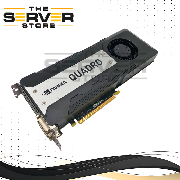 NVIDIA Quadro K6000 12GB GDDR5 Professional Workstation Graphics Card. PCIe 3.0 x16. P/N: K6000, 699-52081-0050-210, 900-52081-0050-000.