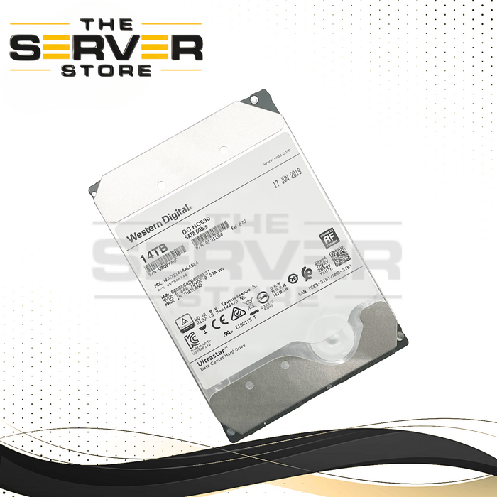 Western Digital 14TB SATA 6G 7.2K 3.5" HDD UltraStar 0F31284 WUH721414ALE6L4