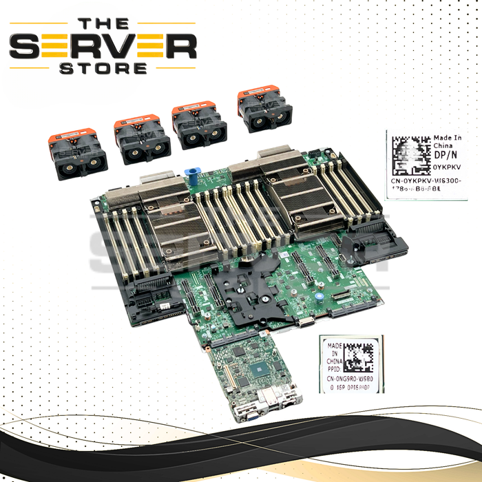 Dell Motherboard Dual Intel LGA4710 (E2) Socket DDR5 RAM for PowerEdge 1U Server R670 (with Heatsinks and Fans) 0YKPKV YKPKV (KIT)