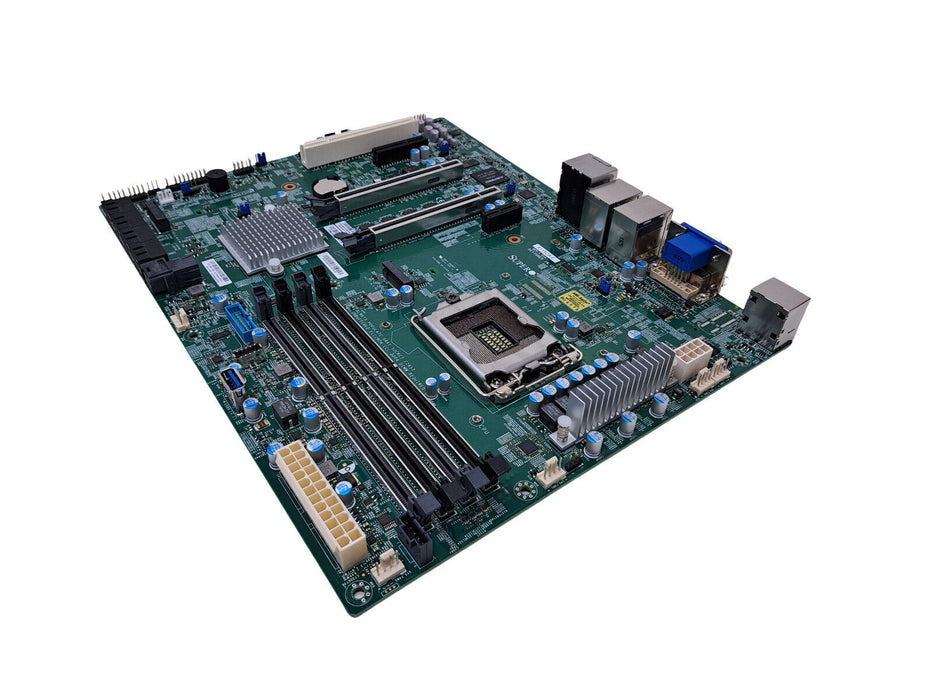 Supermicro Motherboard Single LGA-1151 (Socket H4) 8th/9th Gen Intel Core i9/i7/i5/i3 (X11SCA-F)