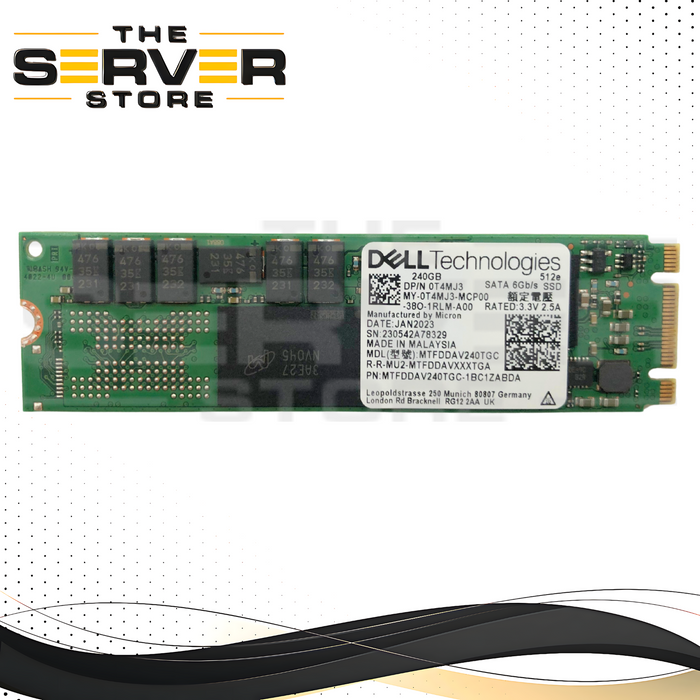 Dell 240GB SATA 6Gbps M.2 2280 SSD 0T4MJ3 T4MJ3