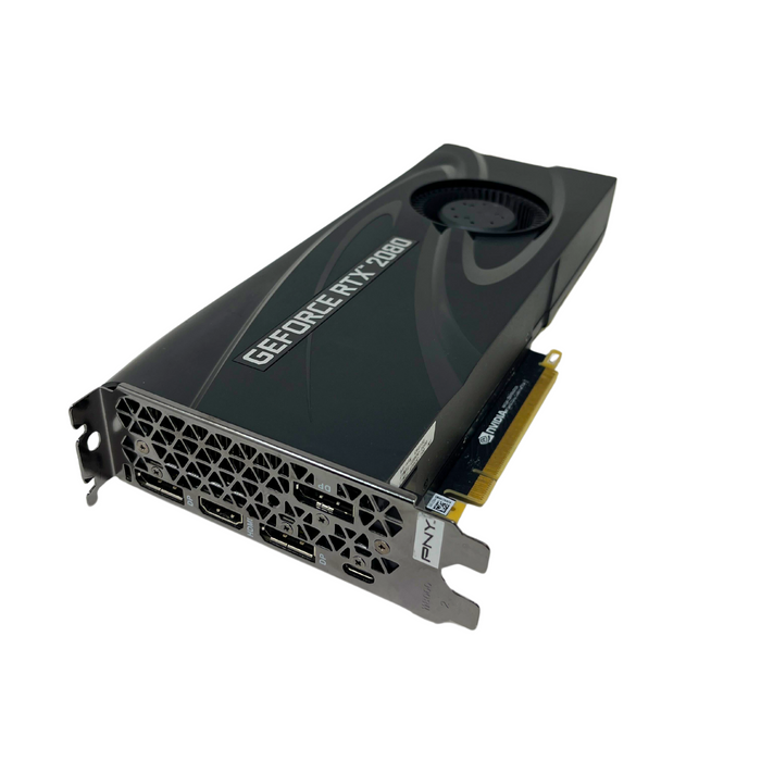 PNY GeForce RTX 2080 8GB GDDR6 Graphics Video Card PCI Express 3.0 x16 (651-30923-72MLF)