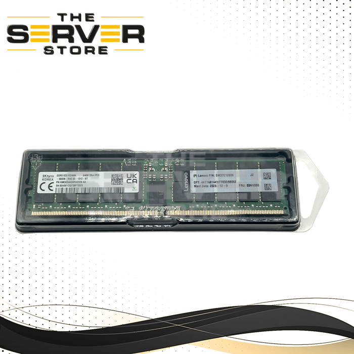 SK Hynix 64GB 2Rx4 DDR5-5600 PC5-44800 EC8/ECC Registered Memory HMCG94AGBRA632N Compatible with: UCS-MRX64G2RE3= UCS-MRX64G2RE3 (3rd Party Compatible)