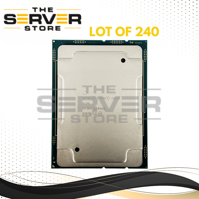 (LOT) Intel Xeon Gold 6130 2.10GHz 16 Core 22MB FCLGA3647 CPU SR3B9