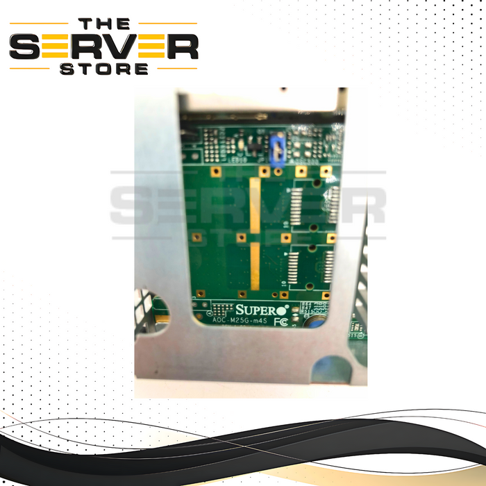 Supermicro Mellanox ConnectX-4 Lx 25GbE SFP28 NIC LP AOC-M25G-M4S Dual-port