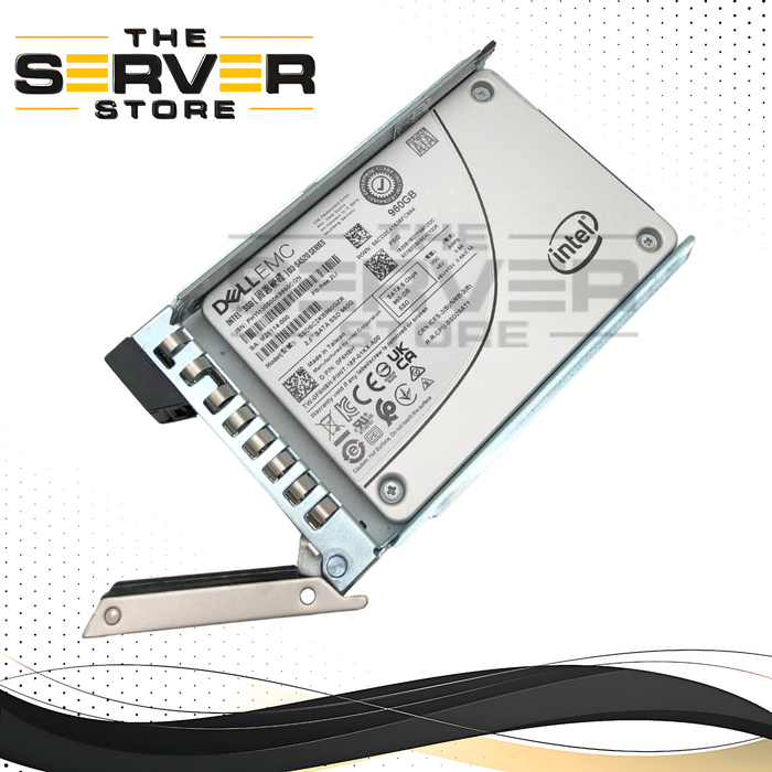 Dell Intel D3-S4520 Series 960GB SATA 6Gb/s 2.5-inch SFF Solid State Drive (SSD) with Dell Hot-Swap Tray. P/N: F6H8H, 0F6H8H.
