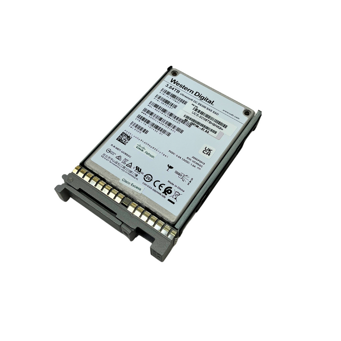 Cisco 3.84TB TLC SAS 12Gbps 2.5" SSD Solid State Drive HUSTR7638ASS205 (UCS-SD38TBHBNK9)