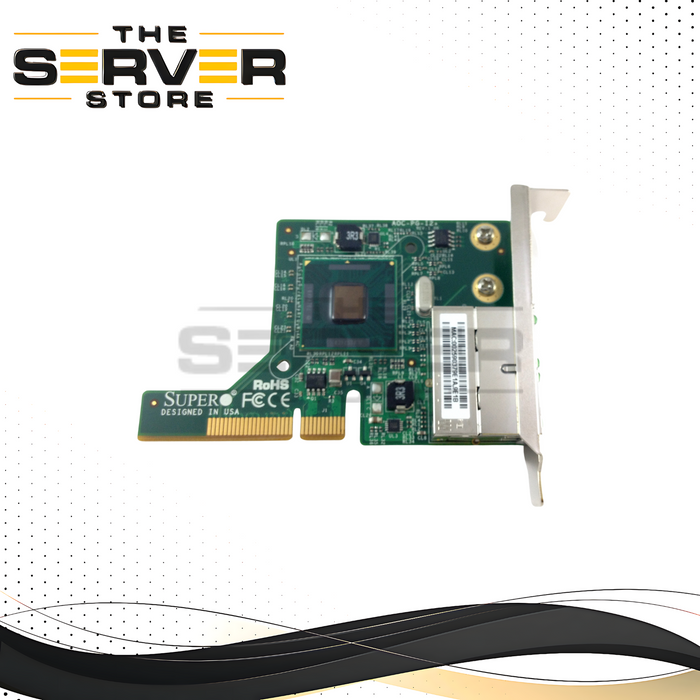 SUPERMICRO DUAL PORT GIGABIT ETHERNET PCI-E NETWORK ADAPTER W/ LOW PROFILE (AOC-PG-I2+)