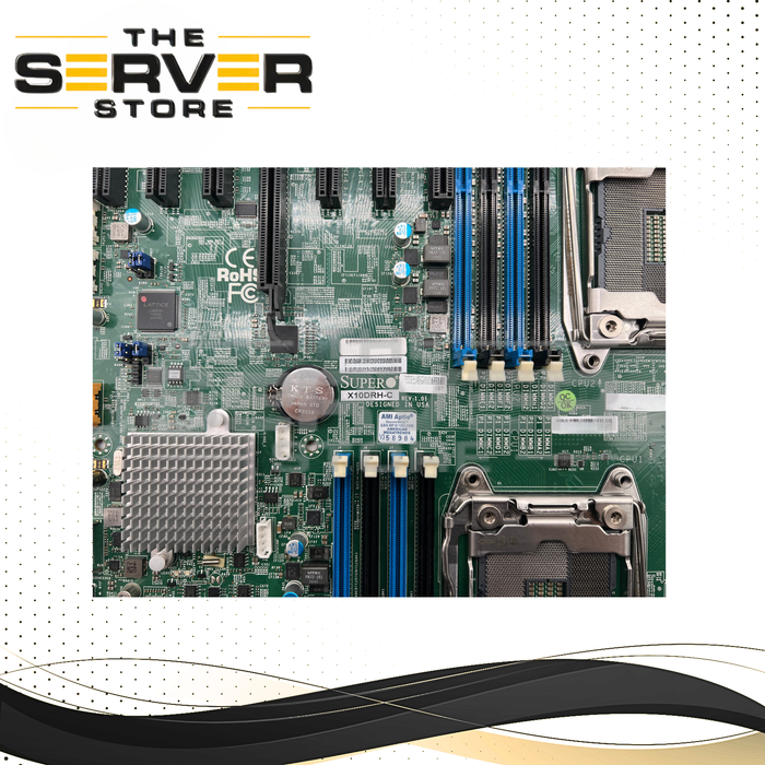 Supermicro Dual Xeon E5-2600 v4 v3 LGA2011-3 DDR4 E-ATX Motherboard X10DRH-C