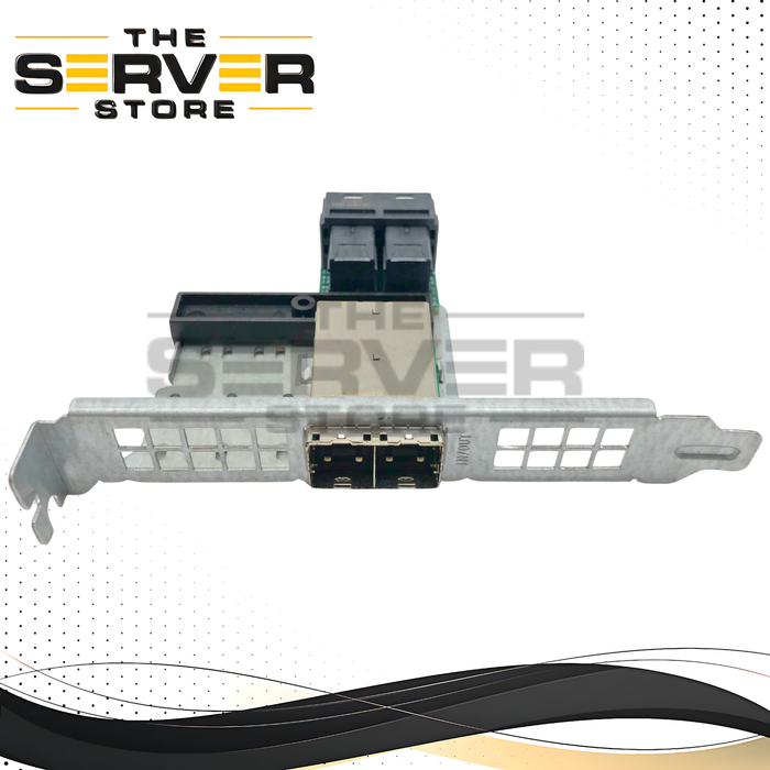 Supermicro 8-port Mini SAS HD Internal-to-External Cable Adapter, High Profile Bracket. P/N: AOM-SAS3-8I8E.