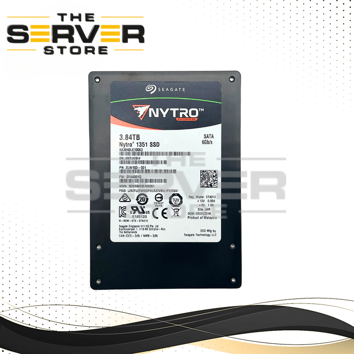 Seagate 3.84TB SATA 6G RI SFF 2.5" SED SSD Nytro 1351 Series XA3840LE10063