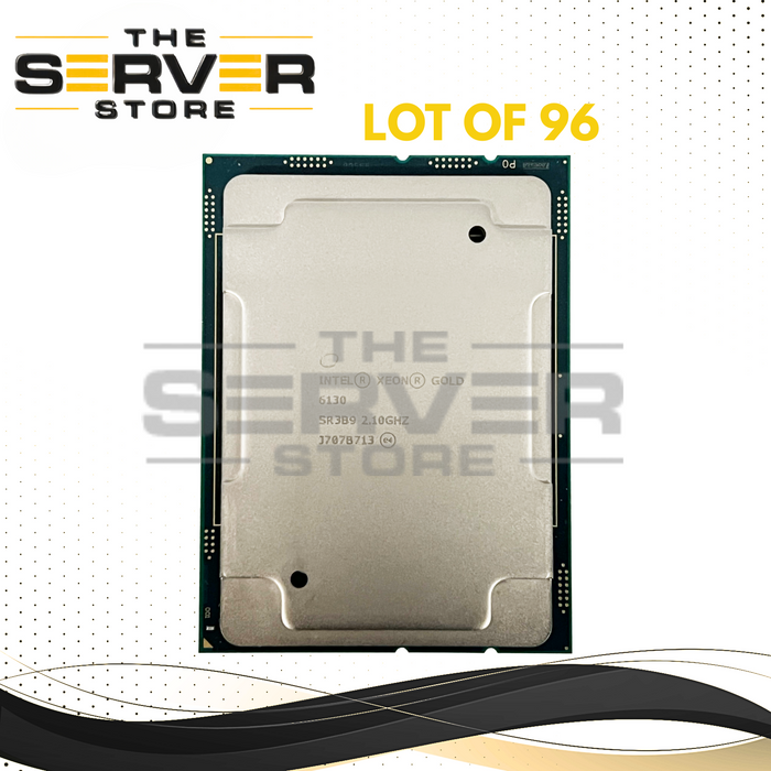 (LOT) Intel Xeon Gold 6130 2.10GHz 16 Core 22MB FCLGA3647 CPU SR3B9