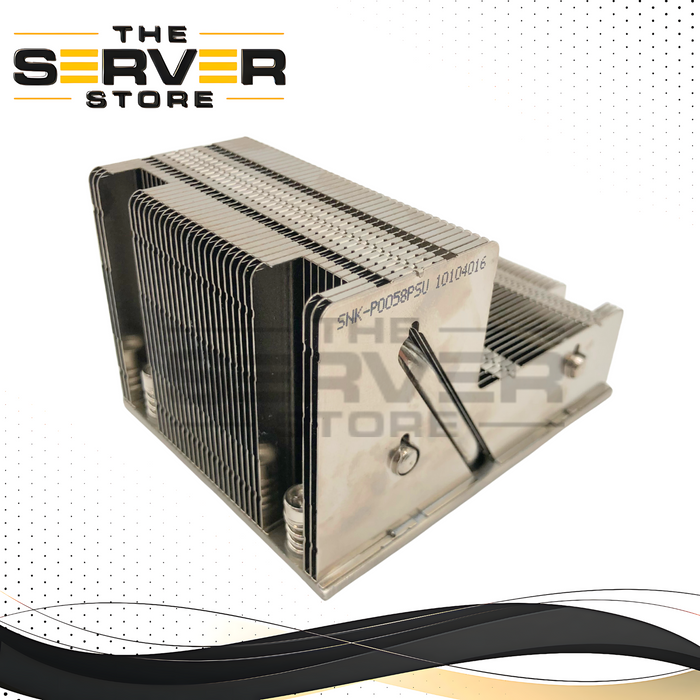 Supermicro 2U Server Passive CPU Heat Sink for Intel LGA2011 Socket with Narrow ILM. P/N: SNK-P0058PSU.