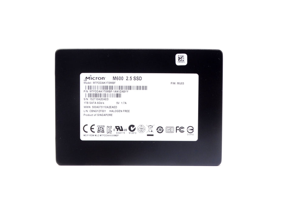 Micron M600 1TB SATA 6Gbps 2.5'' SSD Solid State Drive (MTFDDAK1T0MBF)