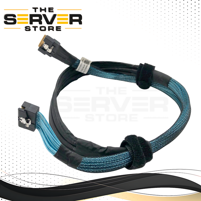 Dell PowerEdge R750 Internal SAS RAID Cable for 8-Bay Backplane to PERC H755 Controller. OEM by Bizlink. P/N: XDC17, 0XDC17.