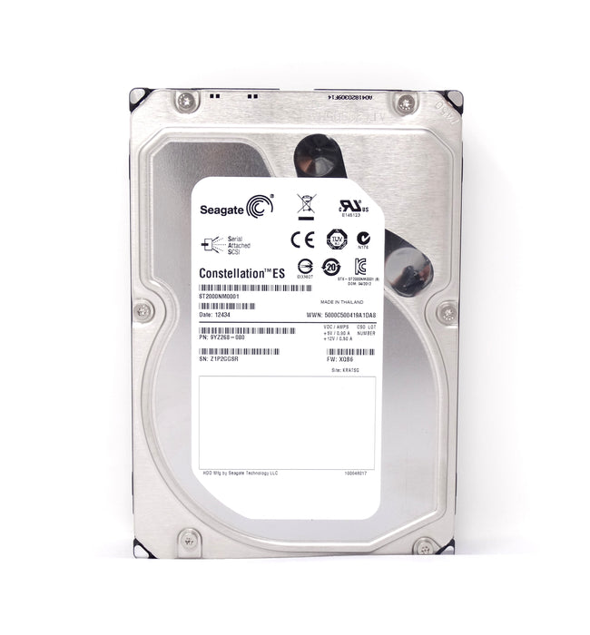 Seagate Constellation ES 2TB 7.2K 6Gbps SAS 3.5'' Hard Drive (ST2000NM0001)