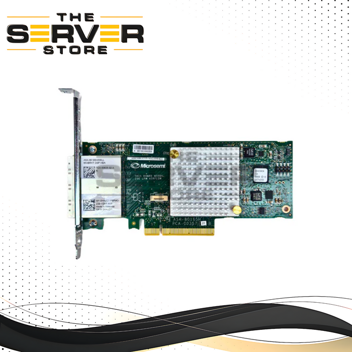 Dell ASA-80165H Quad-Port SAS 12Gb/s Host Bus Adapter HBA Controller Card (HHJD7)