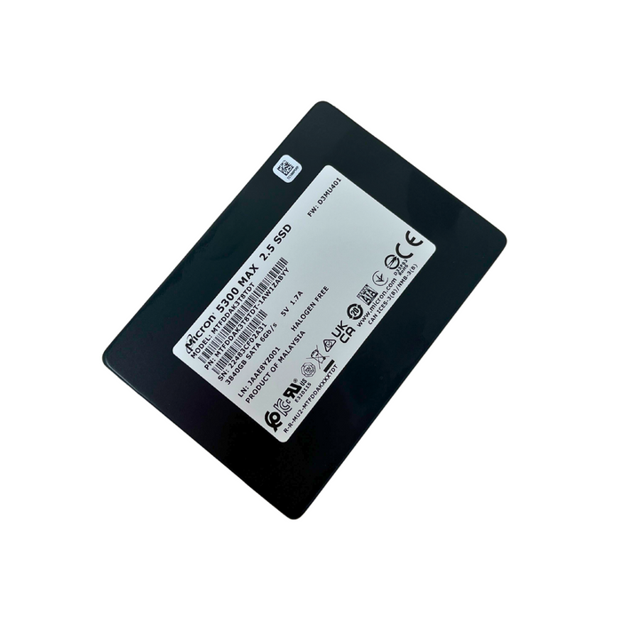 Micron 5300 MAX 3.84TB SATA 6Gb/s 2.5" SSD Solid State Drive (MTFDDAK3T8TDT)