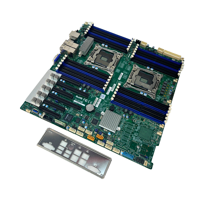 Supermicro Dual Intel Xeon E5-2600v4/v3 LGA2011 EEATX Server Motherboard (X10DRI-T4+)