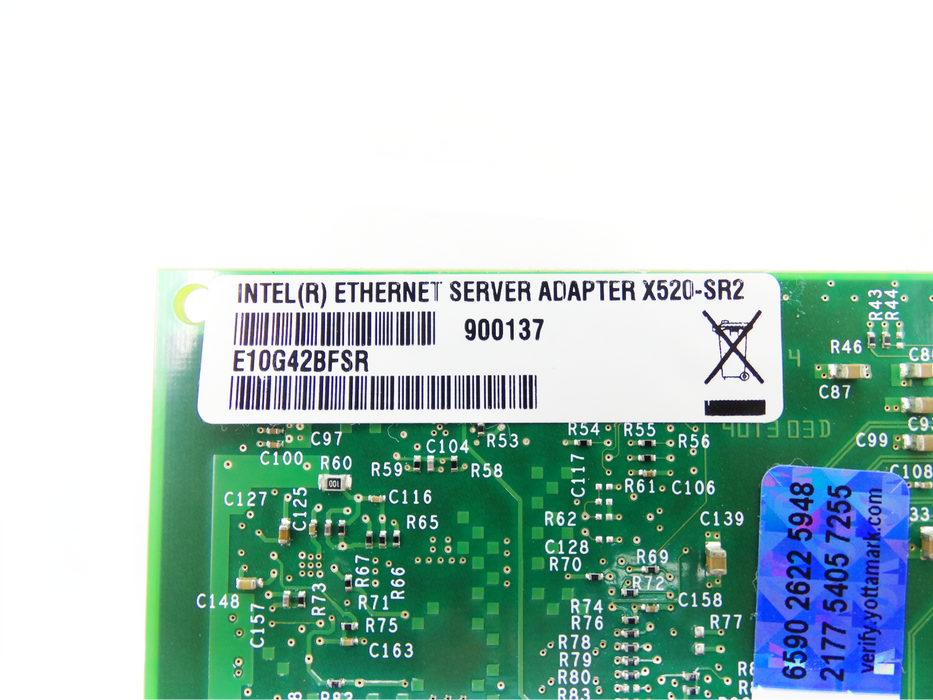 Intel X520-SR2 82599ES Dual Port 10GbE SFP+ PCI Express 2.0 x8 Converged Network Interface Card (CNA) Ethernet Server Adapter 10GBase-SR Virtualization (NIC) E10G42BFSR