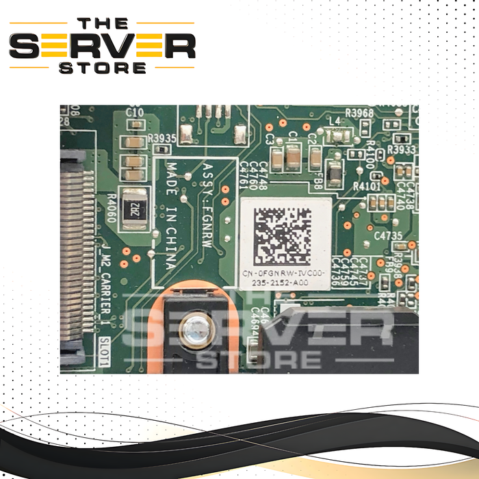 Dell PowerEdge R650 BOSS-S2 PCIe x8 Dual M.2 Slot Low-Profile Riser Card, With Cables. P/N: FGNRW, 0FGNRW.