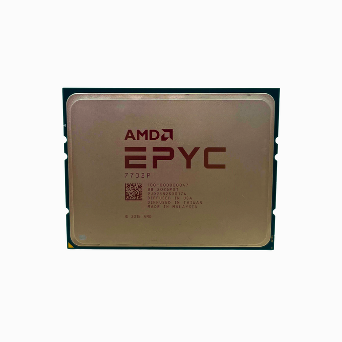 AMD EPYC 7702P series 64 Core 2.0GHz 256MB Cache TDP 200W SP3 Socket Processor 100-000000047